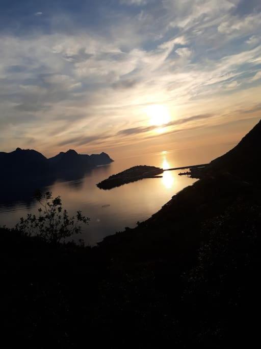 Senja, Husoy I Senja. Leilighet Med Utsikt Over Fjord Og Fjell Tofta Екстериор снимка